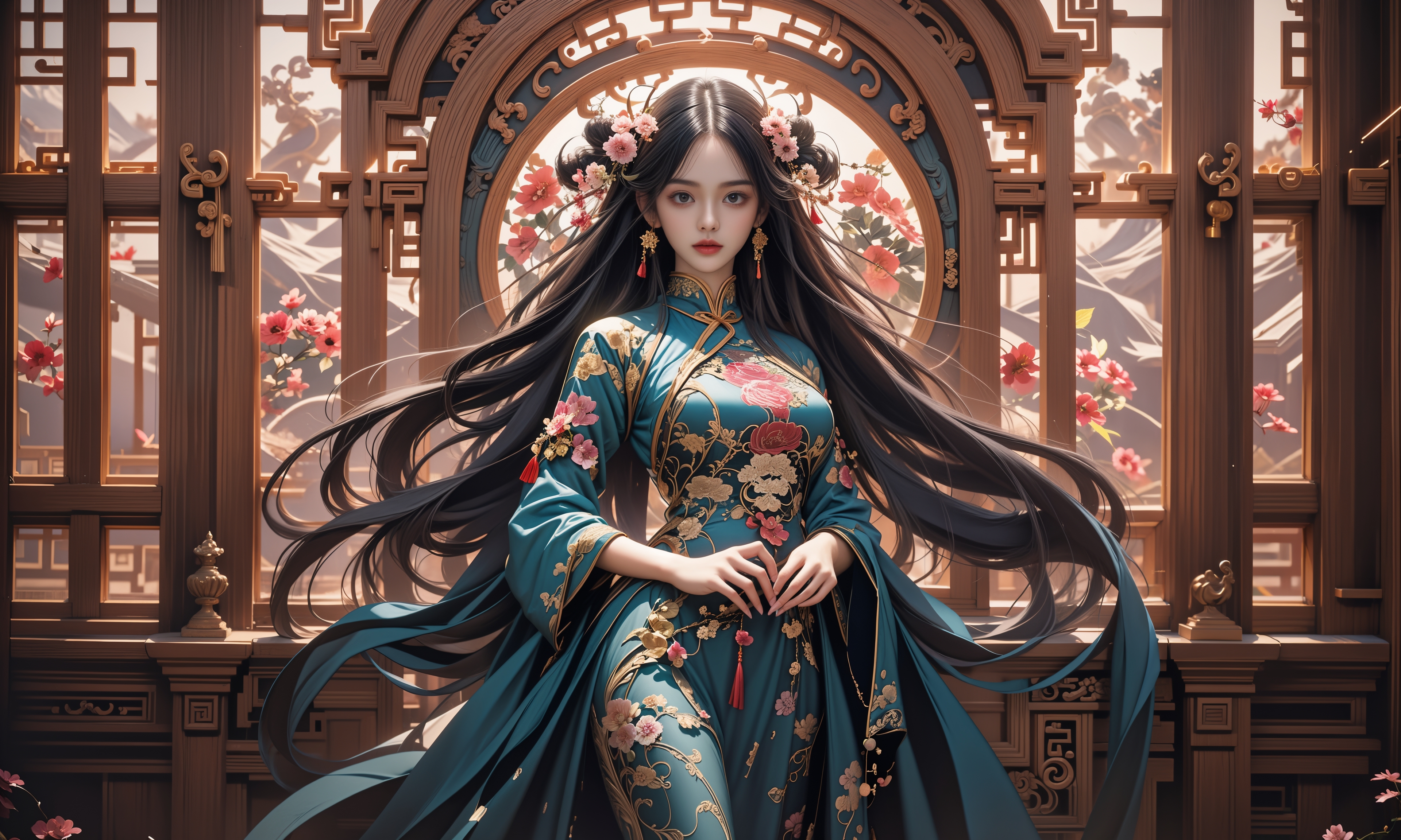 江苏盐城：黄海湿地现“潮汐树”景观 宛如游龙蜿蜒滩涂之上